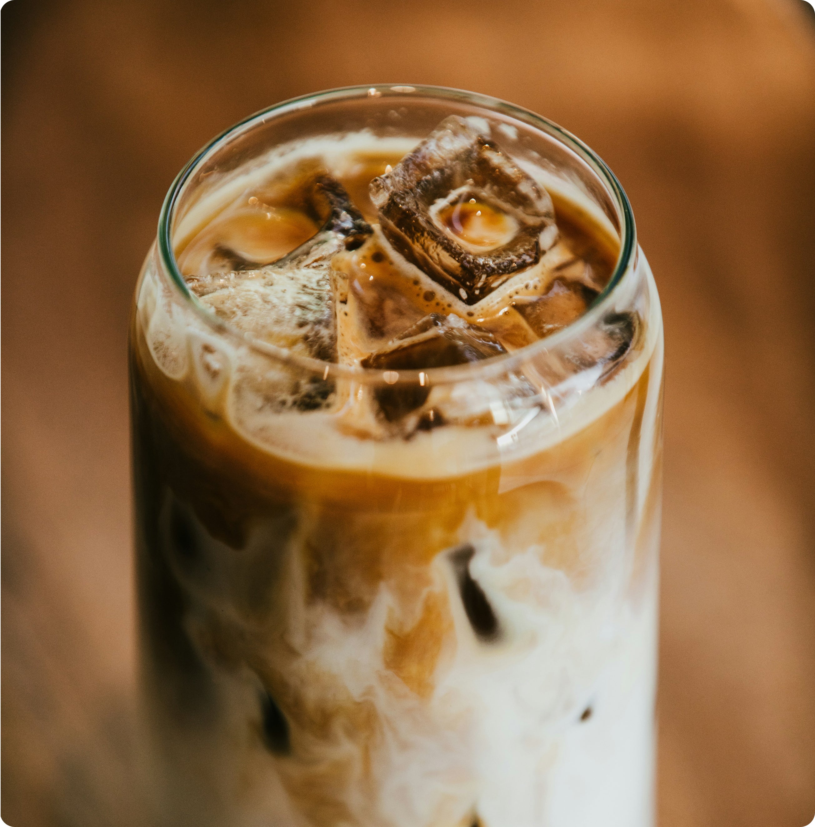 Iced cold brew caramel macchiato